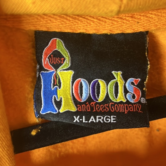 Used XL Just Hoods and Tees Co. WVU 💙💛 - Picture 3 of 4